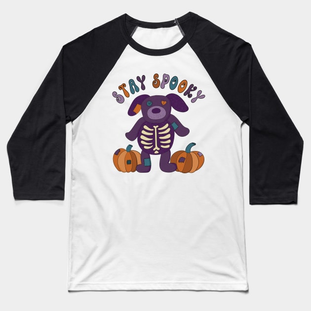 Stay Spooky Baseball T-Shirt by Alissa Carin